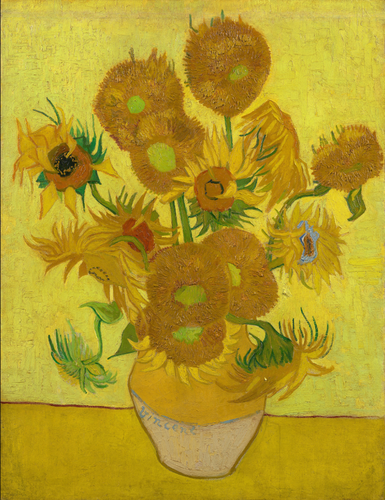 Faites vous livrer une reproduction haut de gamme de Les Tournesols - Vincent van Gogh pour votre décoration d'intérieur. Produit en France sur verre acrylique ou aluminium dibond, disponible en de multiples formats avec des cadres personnalisables et à partir de 49,90 €.