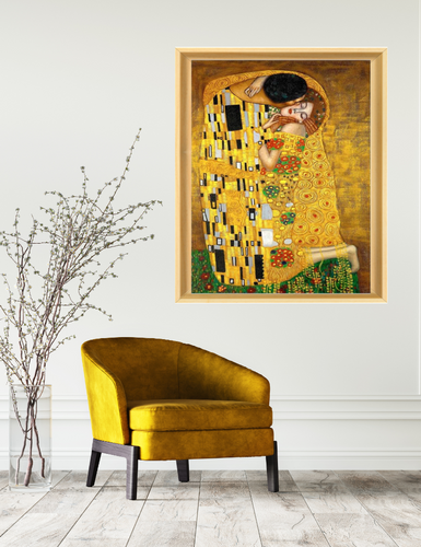 Faites vous livrer une reproduction haut de gamme de Le Baiser - Gustav Klimt pour votre décoration d'intérieur. Produit en France sur verre acrylique ou aluminium dibond, disponible en de multiples formats et à partir de 49,90 €. 