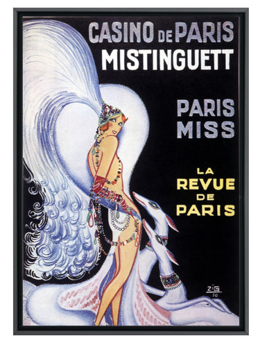 Faites vous livrer une reproduction haut de gamme de Mistinguette au Casino de Paris - Louis Gaudin pour votre décoration d'intérieur. Produit en France sur verre acrylique ou aluminium dibond, disponible en de multiples formats et à partir de 49,90 €. 