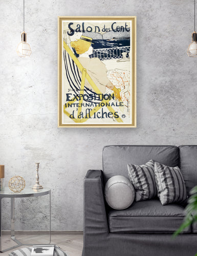 Affiche exposition le Salon Des Cent - Toulouse Lautrec